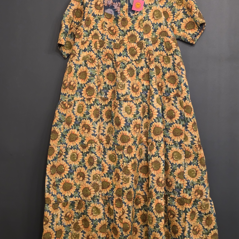 Dressed in LALA Sunflower Maxi Dress